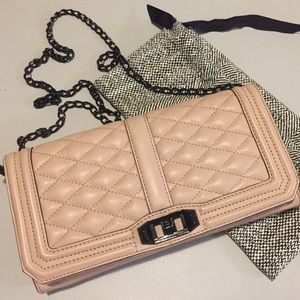 Rebecca Minkoff Love Crossbody Blush Bag